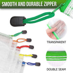 Load image into Gallery viewer, 32 Pack Mesh Zipper Pouch Bags 10x14 inch Mesh Storage Bags Plastic Zipper Pouches for Organizing Document Bags with Zippers Letter Size Zippered Pouch Document Pouches with Zippers