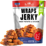 Load image into Gallery viewer, Chicken Jerky Dog Treats Human Grade Grain Free Organic Meat All Natural High Protein Dried Strips Best Chews for Training Small &amp; Large Dogs Bulk Soft Pack Made for USA 24 Oz. (Sweet Potato)