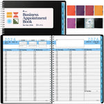Load image into Gallery viewer, 2026 Appointment Book Planner 8.5 x 11 inch Large Blue Tabbed Daily Hourly Weekly Planner Schedule Book 15 Minute time Slots Business &amp; Personal Planner Jan 2026 Dec 2026
