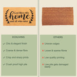 Load image into Gallery viewer, Welcome Doormats 30x17 inch Natural Coco Coir Mats with Non Slip PVC Backing
