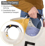 Load image into Gallery viewer, 82L Large Laundry Basket Beige Collapsible Hamper with Handles Double Layer Waterproof Fabric Dirty Clothes Basket Foldable Freestanding Bin Laundry Hamper for Dorm Bathroom &amp; Bedroom
