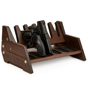 Wood Pistol Rack for Gun Safe Gun Storage for Handguns Revolvers Gun Safe