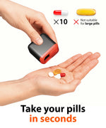 Load image into Gallery viewer, Weekly Pill Organizer 1 time a Day Pill Box 7 Day with Removable Daily Containers and Taken Not Taken Reminder for Easy Tracking Portable Case for Vitamins and Medication for Home and Travel