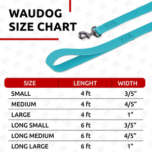Waterproof Dog Leash 4 Ft 6 Ft Anti Slip Dog Leash for Large Dogs Small and Medium Dogs Heavy Duty Dog Leash with Water and Dirt Resistant Long Or Short Dog Leashes for Boy & Girl Dogs