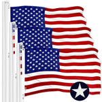 Load image into Gallery viewer, G128 3 Pack: American USA Flag  16x24 In  ToughWeave Series Embroidered 300D Polyester  Country Flag, Embroidered Stars, Sewn Stripes, Indoor/Outdoor, Brass Grommets