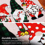 Load image into Gallery viewer, G128 Combo Pack: Garden Flag Stand Black 36 in x 16 in &amp; Garden Flag Merry Christmas Decoration Three Festive Gnomes 12x18 DoubleSided Burlap Fabric