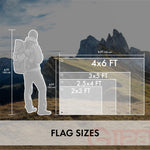 Load image into Gallery viewer, G128  Thin Red Line Flag Embroidered 4x6 FT Heavy Duty 220GSM Tough Spun Polyester U.S. American Flag Brass Grommets Honoring Fire Fighters and EMTs Black White and Red US Flag