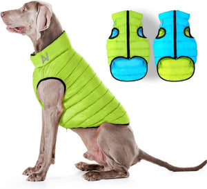 Lightweight Reversible Winter Dog Coat Size S Warm Water Resistant Windproof