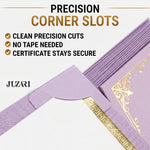 Load image into Gallery viewer, 30 Pack Premium Purple Certificate Holders 8.5 x 11   Heavyweight 300gsm Cardstock Diploma Holder &amp; Certificate Folder   Award Certificate Folders for Graduation with Gold Foil   Diploma Cover 8.5x11