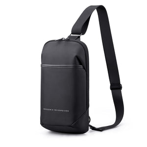 Small Crossbody Bag Sling Bag for Men Women Waterproof Chest Pack with Anti