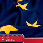 Load image into Gallery viewer, Alaska AK State Flag 3x5 Ft 5Pack 150D Printed Polyester By G128
