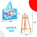 Load image into Gallery viewer, Paint Set for Kids Premium Art Supplies for Boys &amp; Girls 27 Piece Washable Paint Set Includes Canvas Panels Paint Brushes Kids Apron Tabletop Art Easel &amp; Storage Travel Bag
