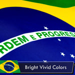 Load image into Gallery viewer, Brazil Brazilian Flag 3x5 Ft 10Pack Printed Polyester By G128
