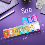 Load image into Gallery viewer, Weekly Medicine Pill Organizer Waterproof 7 Day Large Pill Box Daily Pill Case
