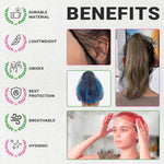 Load image into Gallery viewer, Blue Disposable Hair Net 28 Inch Pack of 100 Nylon Hairnet Medical. Disposable Hair Cap Unisex Surgical Head Cover Elastic Hairnets for Cooking Cleaning Food Service