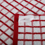 Load image into Gallery viewer, Premium Dish Towels for Kitchen with Hanging Loop 8 Pack 16x26 inch Red Color
