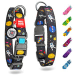 Load image into Gallery viewer, Nylon Dog Collar Adjustable for Large Dogs 1219 in Neck x 1 in Wide NASA Color
