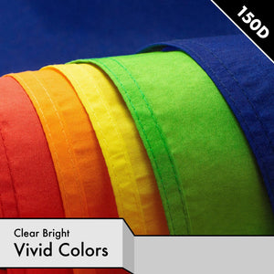 Solid White Color Flag 3x5 Ft 10Pack Printed 150D Polyester By G128
