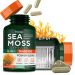Load image into Gallery viewer, Powerful 20000mg Blend of Irish Sea Moss 60 Capsules 30 Day Supply Black Seed
