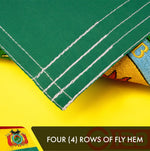 Load image into Gallery viewer, G128 Bolivia (Bolivian) Flag  3x5 feet  Double Sided Embroidered 210D Indoor/Outdoor, Brass Grommets, Heavy Duty Polyester