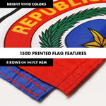 Load image into Gallery viewer, G128 Combo Pack: 6 Ft Tangle Free Spinning Flagpole (Black) &amp; Paraguay Flag 3x5 Ft Printed 150D Polyester, Brass Grommets (Flag Included) Aluminum Flag Pole
