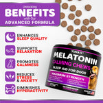 Load image into Gallery viewer, Melatonin Calming Chews for Dogs 170 Count Anxiety Relief
