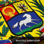 Load image into Gallery viewer, G128 10 Pack: Venezuela 7 Stars Venezuelan Flag  3x5 Ft  Double ToughWeave Series Double Sided Embroidered 210D Polyester  Country Flag, Embroidered Design, Brass Grommets, Heavy Duty, 2ply