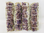Load image into Gallery viewer, Bholi Sage Plus Sage Smudge Kit for Cleansing Negative Energy Lavender with White Sage Smudge Sticks Pack of 4