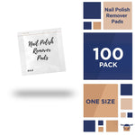 Load image into Gallery viewer, Nail Polish Remover Pads Pack of 100 Nail Polish Remover Wipes 2 ply Non Acetone
