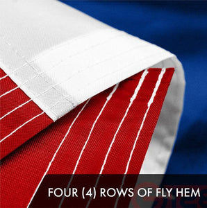 Puerto Rico Puerto Rican Flag 3x5 Ft 10Pack Embroidered Polyester By G128