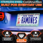 Load image into Gallery viewer, 2 Pack Bling License Plate Frames for Women Sparkling Rhinestone License Plate Frame 12.16x6.18 inch with Screws Caps for Easy Installation Cute Bling Car Accessories for Women

