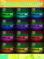 Load image into Gallery viewer, Green Hookah Set With Everything Premium Small Hookah Set For Travel With Case