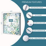 Load image into Gallery viewer, 2026 Appointment Book and Planner 6.5 x 8.5 inch Large Floral Tabbed Daily Hourly Weekly Planner Calendar Schedule Book 30 Minute time Slots Jan 2026 Dec 2026
