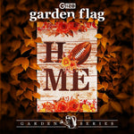 Load image into Gallery viewer, G128 Garden Flag Home Football on Rustic Wood  12x18 Inch  Printed Blockout Polyester  Fall Decoration
