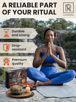 Load image into Gallery viewer, Premium Charcoal Incense Burner for Frankincense Resin Cones Incense Sticks for Home and Church Use Decorative Bakhoor Brass Incense Burner Provides Clean Burning Aroma and Spiritual Atmosphere