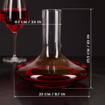 Load image into Gallery viewer, 2in1 Decanter Set Whisky and Wine Wooden Smoker 60 fl oz Glass Decanter Scotch Bourbon Red Wine Handmade Decanter Set Gift for Men
