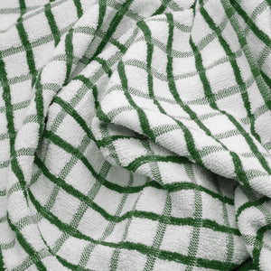 Premium Dish Towels for Kitchen with Hanging Loop [8 Pack] Heavy Duty Absorbent 100% Cotton 410 GSM Terry Kitchen Towels 16x26 (Green)