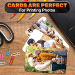 Load image into Gallery viewer, Pearl Color 150 Pcs Sublimation Blanks 3.4x 2.1 x0.0095 inch Double Sided Sublimation Business Card Blanks for Printing of Logos Nameplates and Custom Gifts Ultra Thin Aluminum Alloy Cards