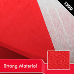 Load image into Gallery viewer, Solid Red Color Flag 3x5 Ft 5Pack Printed 150D Polyester By G128