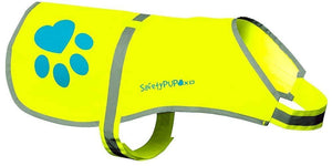 Urban Dog Reflective Vest L Size Fluorescent Hi Visibility Dog Jacket Yellow