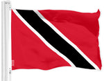 Load image into Gallery viewer, G128 Trinidad and Tobago Flag  3x5 Ft  LiteWeave Pro Series Printed 150D Polyester  Country Flag, Indoor/Outdoor, Vibrant Colors, Brass Grommets, Thicker and More Durable Than 100D 75D Polyester