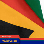 Load image into Gallery viewer, South Africa South African Flag 3x5 Ft 2 Pack 150D Printed Polyester Brass
