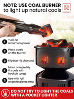 Load image into Gallery viewer, 72 pcs Hookah Charcoal Hookah Coals for Hookah Coconut 25mm Cubes 72 pcs 1.1 KG 2.2 lbs Premium Quality 100% Natural Coconut Charcoal Hookah Cubes NOT Quick Light
