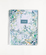 Load image into Gallery viewer, 2024 Appointment Book &amp; Planner 8.5 x 11 inches Large Tabbed Daily Hourly Weekly Planner Calendar and Schedule Book 15 Minute time Slots Business and Personal Planner Jan 2024 Jan 2025 (Floral)
