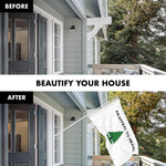 Load image into Gallery viewer, G128 Combo Pack: 6 Ft Tangle Free Aluminum Spinning Flagpole (White) &amp; An Appeal to Heaven Flag 3x5 Ft, ToughWeave Series Embroidered 300D Polyester  Pole with Flag Included