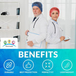 Load image into Gallery viewer, Disposable Hair Net for Men Women 21  Disposable Hair Net for Men Women 21 inch Pack of 100 Dark Blue Hair Covers for Nurses Polypropylene Bouffant Hair Nets with Stretch Band Disposable Hair Caps for Nurses and Chefs