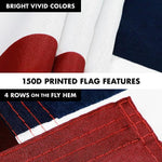 Load image into Gallery viewer, G128 Combo Pack: 6 Feet Tangle Free Spinning Flagpole (Silver) Thailand Thai Flag 3x5 ft Printed 150D Brass Grommets (Flag Included) Aluminum Flag Pole