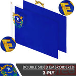 Load image into Gallery viewer, Nevada NV State Flag 3x5 Ft 10Pack Doublesided Embroidered Polyester By G128