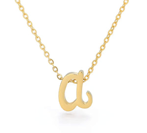 SIGONNA Initial Necklaces for Women 18k Gold Plated Pendant Chain Personalized Letter Necklace A Z Dainty Gold Choker Necklaces Necklaces for Teen Girls Girls Womens Necklaces