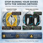 Load image into Gallery viewer, Shoe Washing Machine Bag 2 Pack for Washer &amp; Dryer Thick Padded Sneaker Laundry Bags with Mesh Panels Zipper Protective Shoe Washer Bag for Running &amp; Gym Shoes